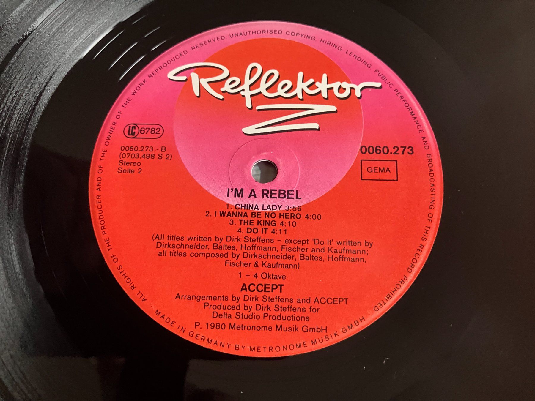 Dischi in vinile: Accept – Usato da Aarwangen venduto da Jukebox3 7