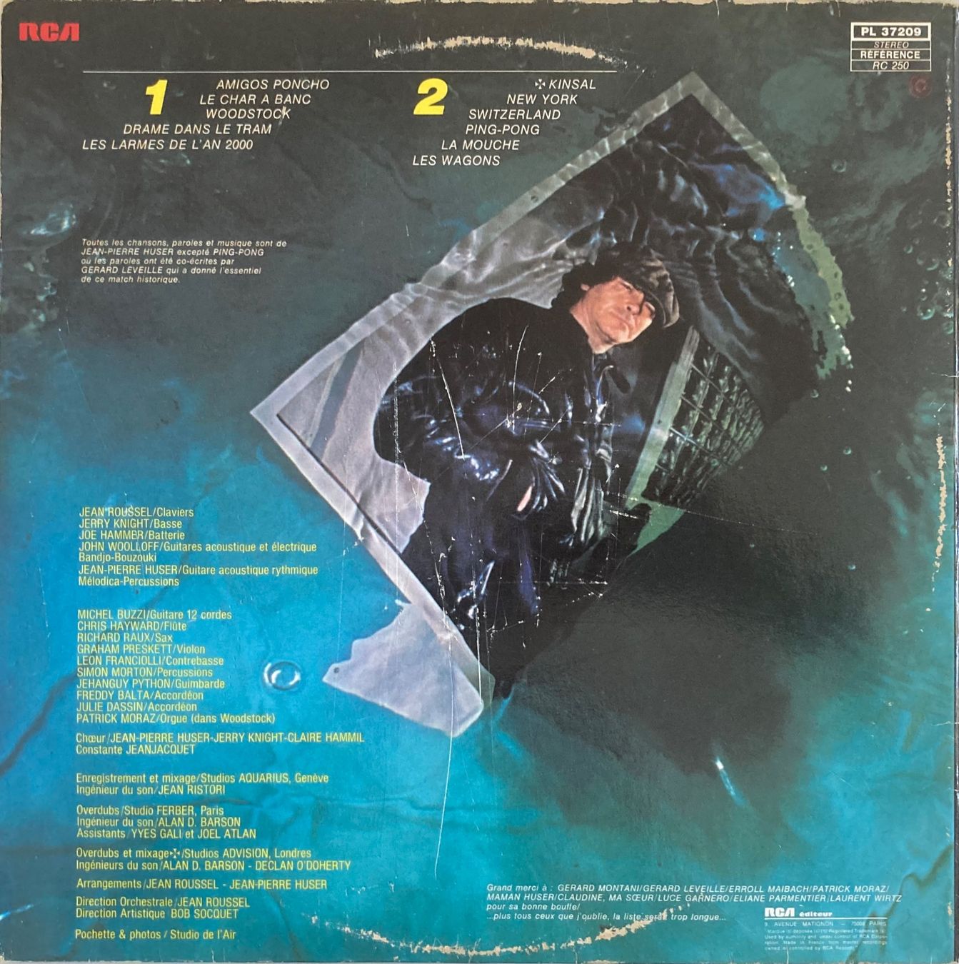 Dischi in vinile: JEAN-PIERRE HUSER - LES LARMES DE L'AN 2000 – Usato da Poliez-Pittet venduto da Newtown-Records 1