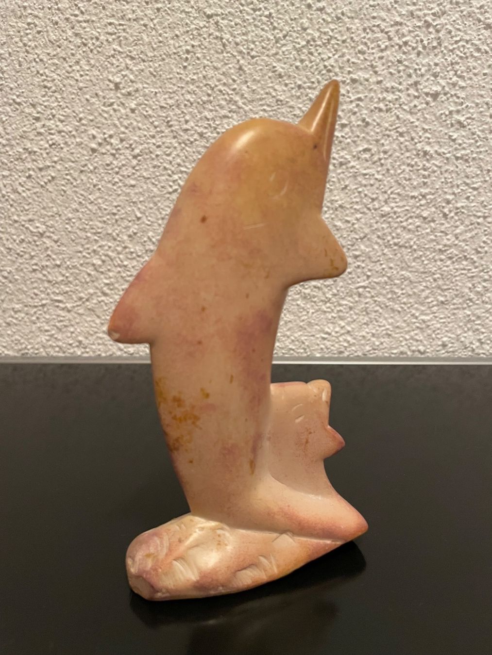 Statuette: Alte Steinfigur: Delfin – Usato da Wilderswil venduto da Renaissance1 2