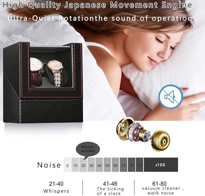 Remontoirs pour montres: Automatischer Uhrenbeweger leise mit Netzteil oder Batterie – Neuf avec emballage d'origine à Genève par Top-Trend 8