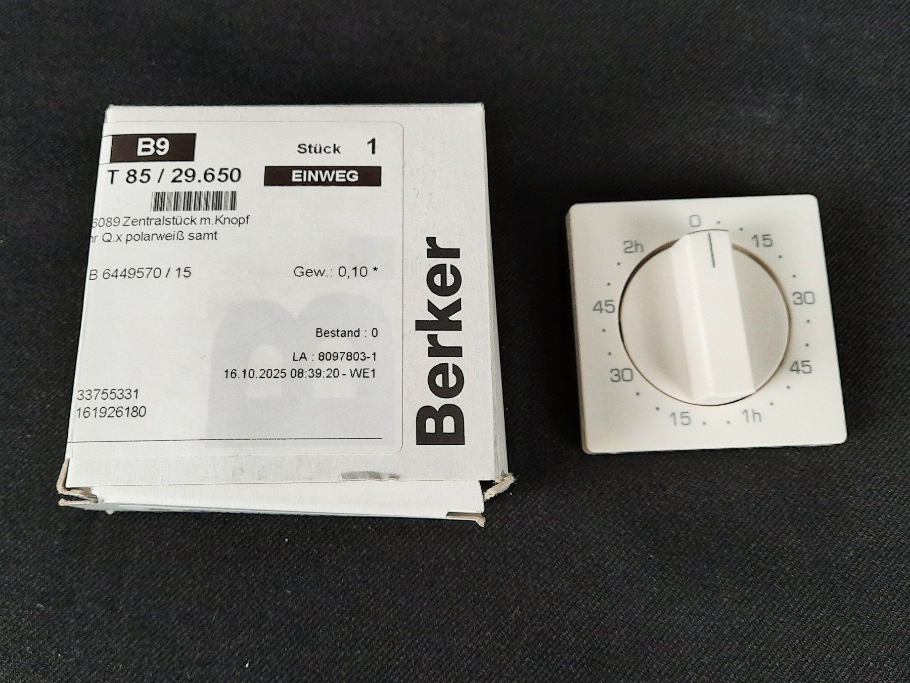 Interruttori: BERKER 16336089 Regulierknopf – Nuovo (secondo la descrizione) da Beinwil am See venduto da Restwert_Beinwil