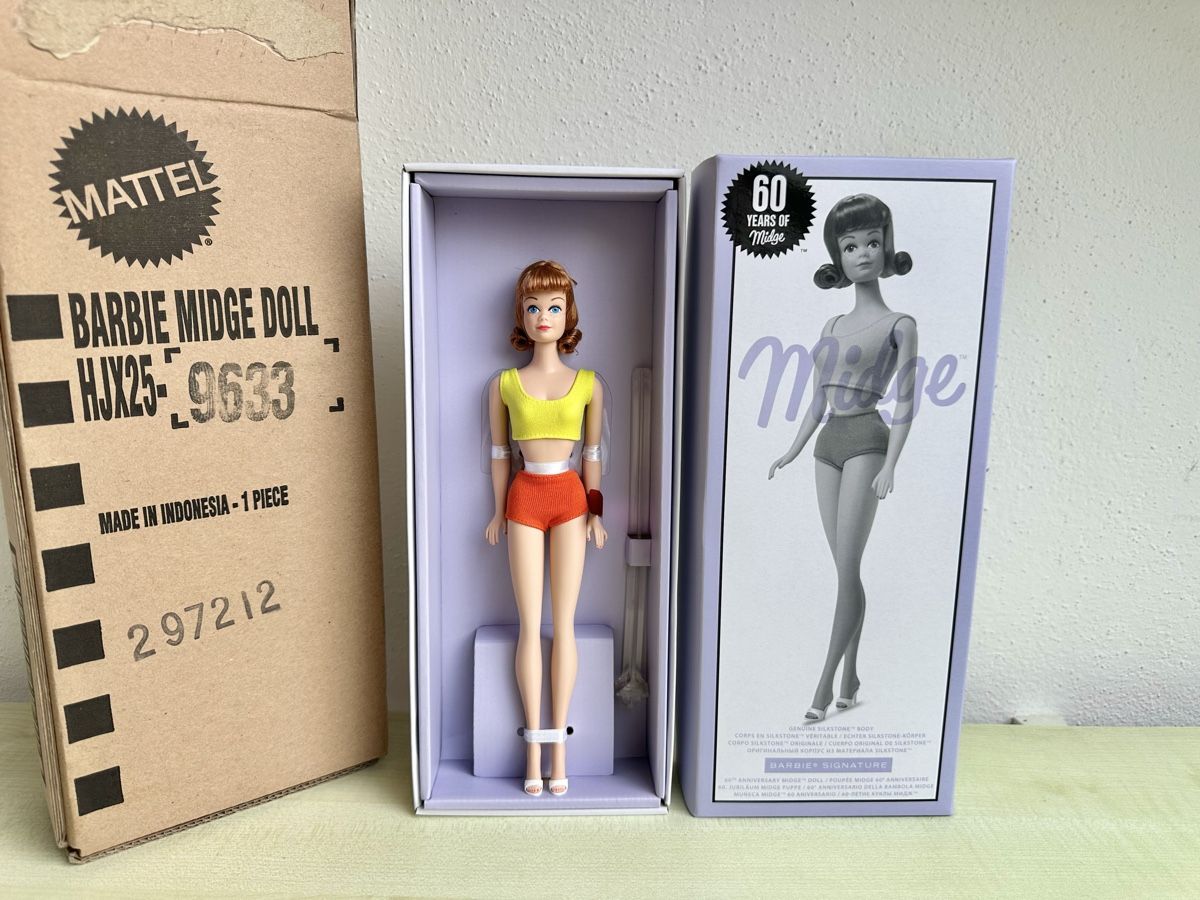 Bambole: Barbie Silkstone Midge Puppe – Nuovo e nell'imballaggio originale da Zürich venduto da Kat_5557 1