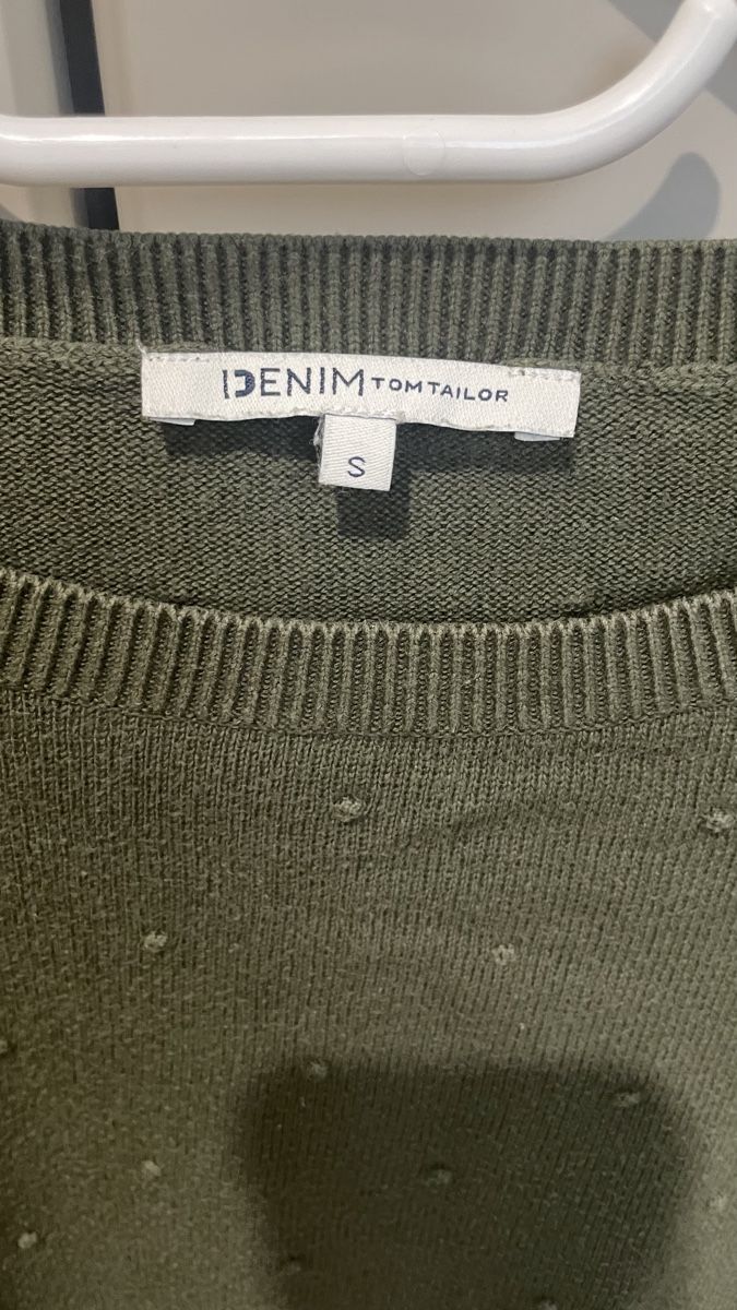 Tom Tailor Maglioni & Felpe: Tom Tailor Strickpullover, Khaki-Grün, Gr. S – Usato da Mettmenstetten venduto da Sunsethunter04 1