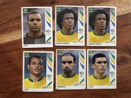 Panini WM 2006 Brasilien Cafu Lucio Dida Emerson