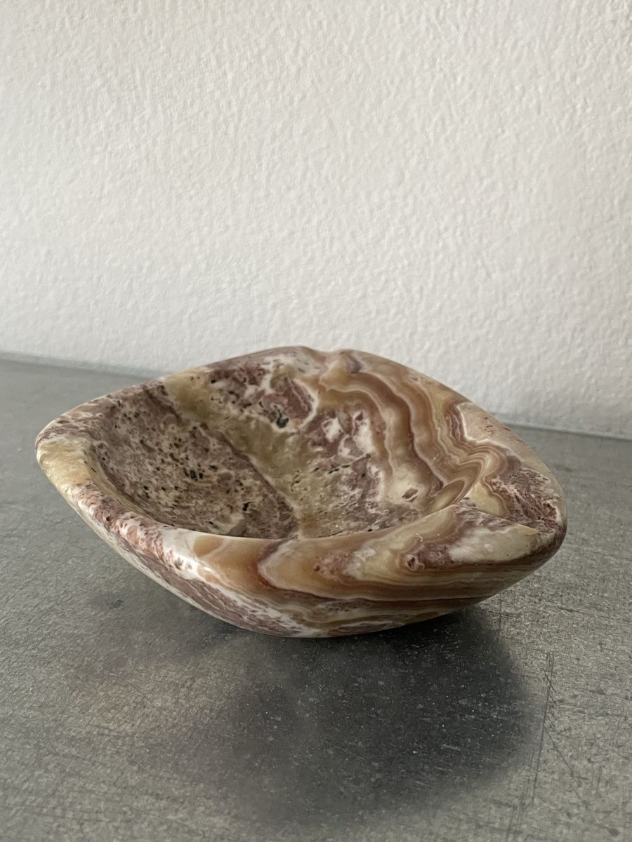 Portacenere: Vintage Onyx Aschenbecher – Usato da Basel venduto da Amechan. 5