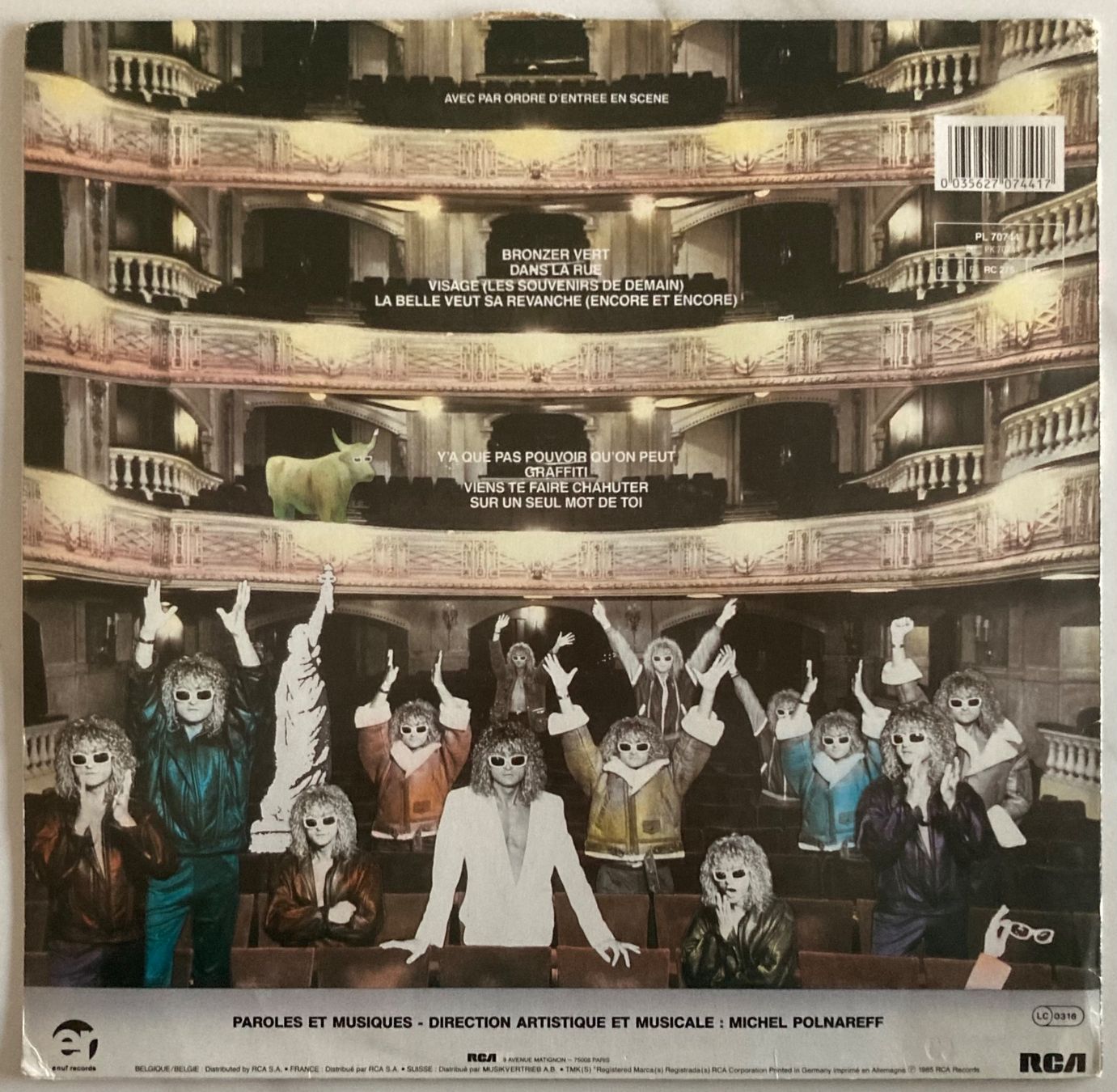 Dischi in vinile: MICHEL POLNAREFF - INCOGNITO – Usato da Poliez-Pittet venduto da Newtown-Records 1