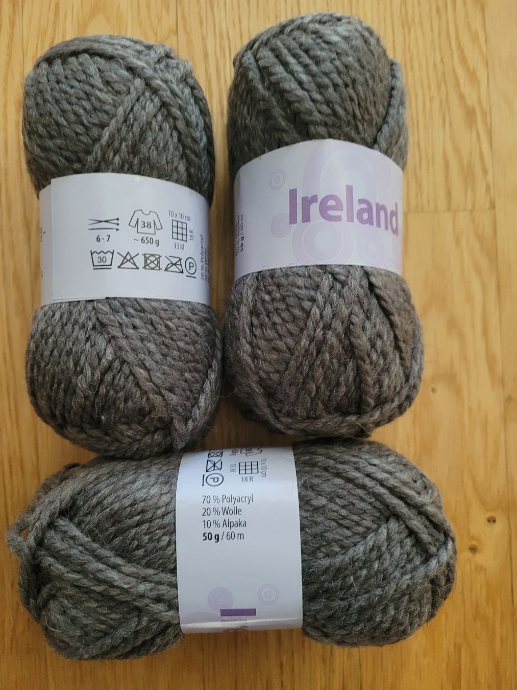 Laine: 3x Wolle Taupe – Neuf avec emballage d'origine à Suhr par Joburgerli