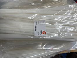 Kabelbinder 7.6x368mm weiss neu tocafix 1 Pack 100 Stk