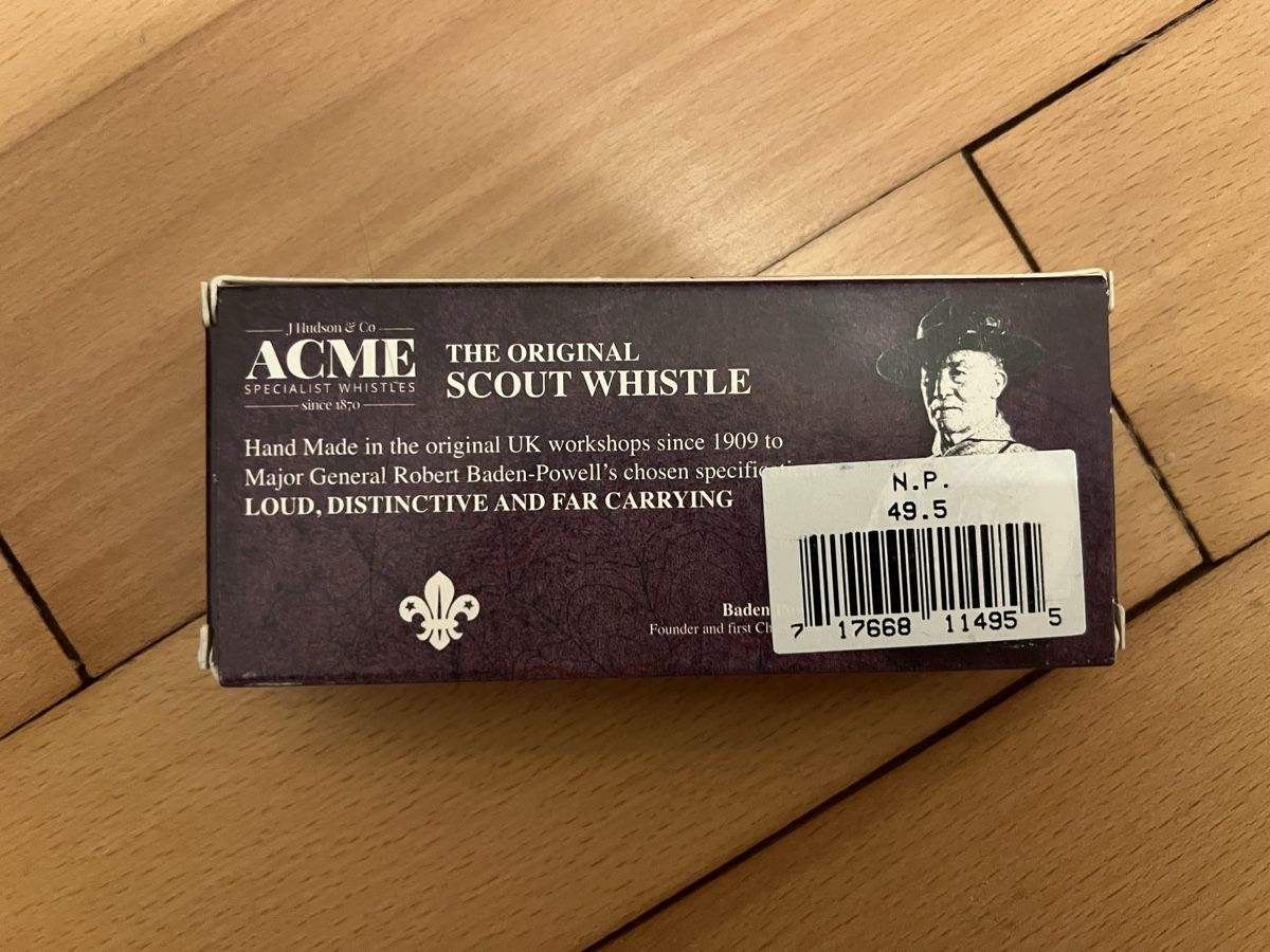 Pipe & Accessori: Scout Whistle, Pfeife für Cevi, Pfadi oder Blauring – Nuovo e nell'imballaggio originale da Zürich venduto da msc_fhw2 1