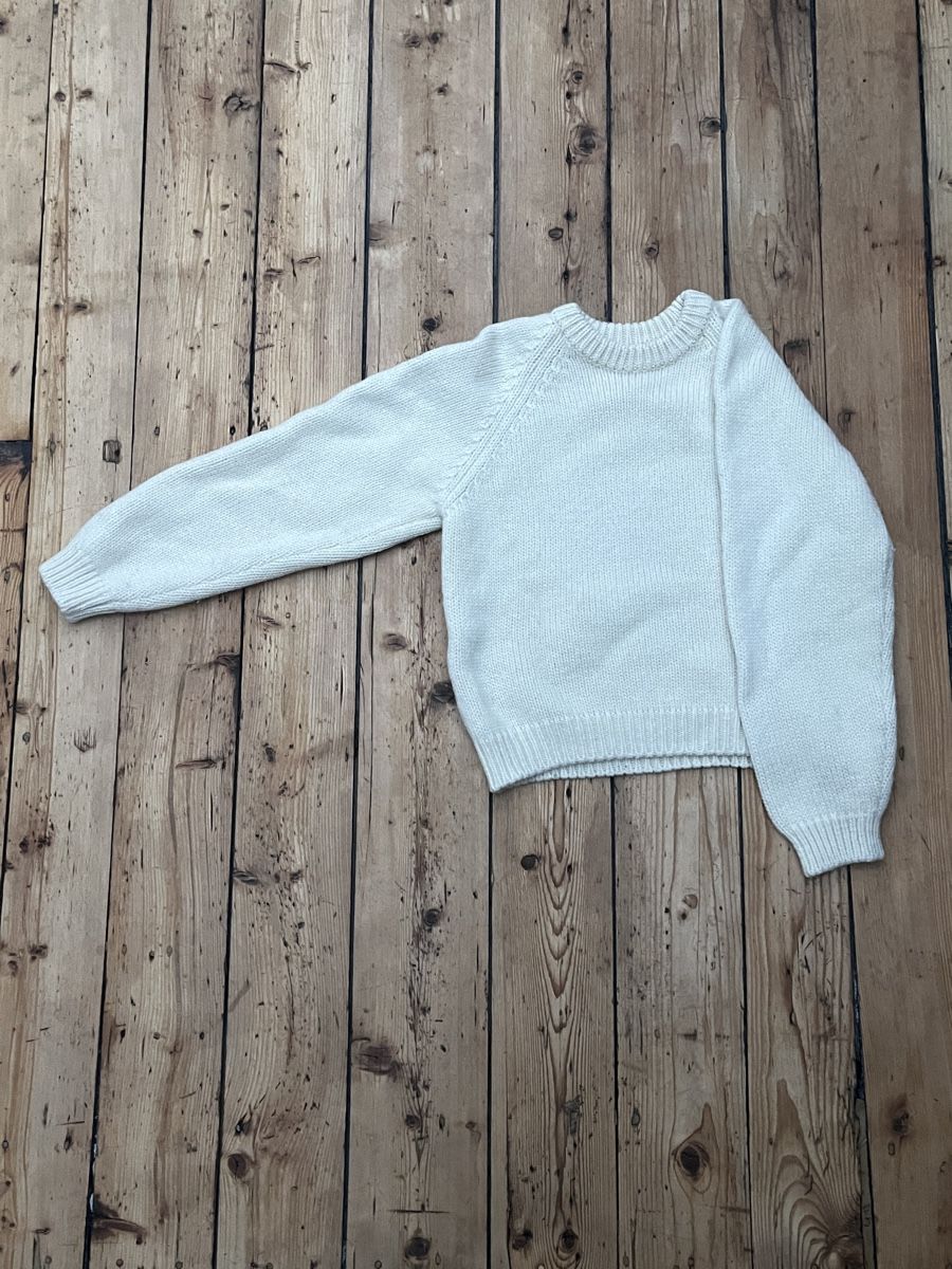 Maglioni & Felpe: Natur-Weisser Strickpullover aus 100% Wolle – Nuovo (secondo la descrizione) da Bern venduto da 50percent