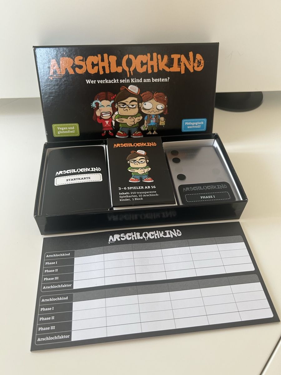 Giochi: Arschlochkind – Gesellschaftsspiel – Nuovo (secondo la descrizione) da Pratteln venduto da kim_6pp9 2