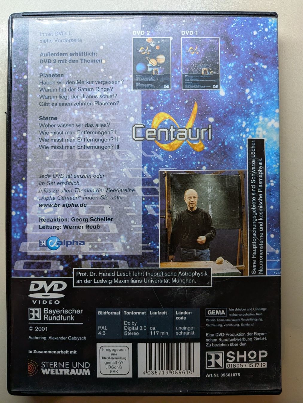 Tutti i DVDs: "Alpha Centauri 1" mit Prof. Dr. Harald Lesch [DVD] – Usato da Port venduto da gecotom 1