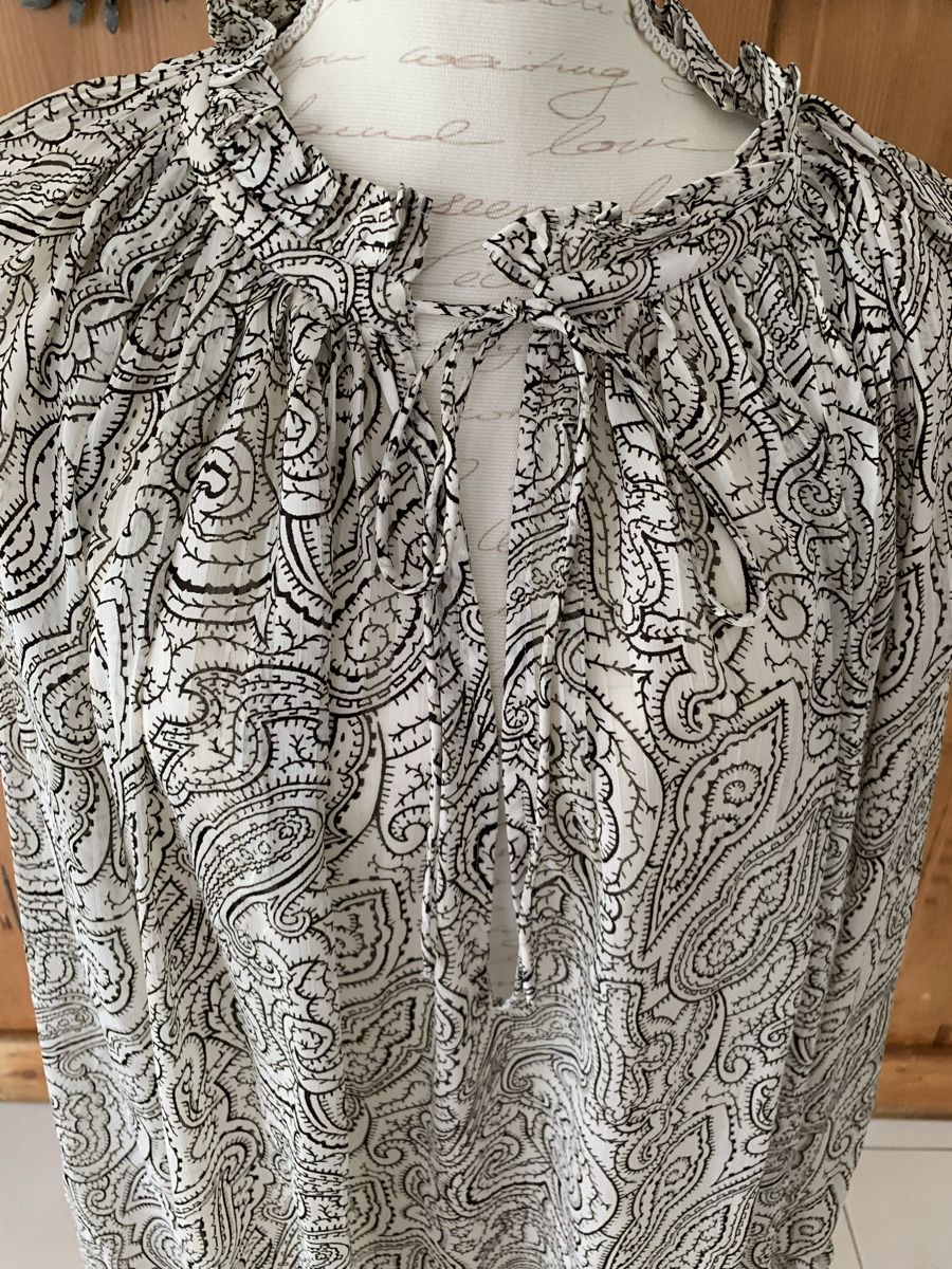 H&M Camicette: H&M Chiffonbluse Paisley Muster Gr. 4XL – Usato da Ellikon an der Thur venduto da Bali1999 1