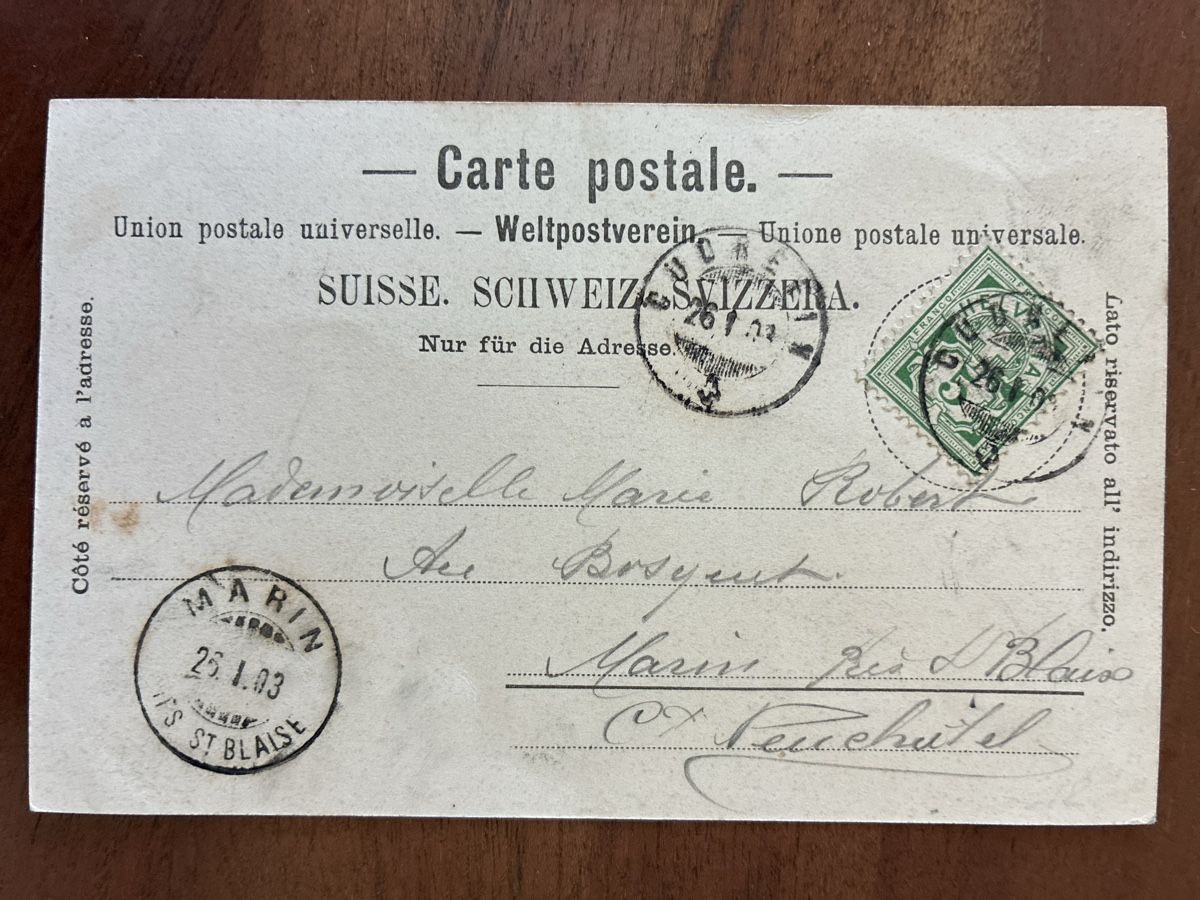 Cartoline postali: Ansichtskarte Schweiz von Cudrefin VD – Usato da Oftringen venduto da Cla.vD.74 1