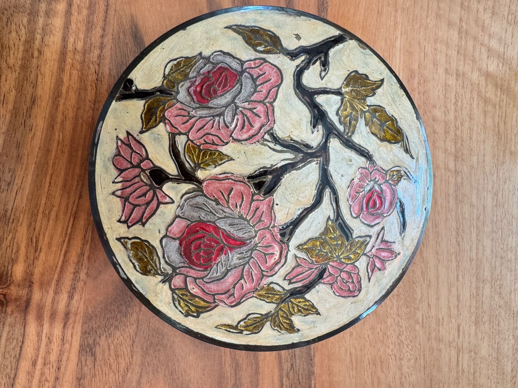 Tutte le decorazioni: Antike cloisonné Deckeldose messing emaille – Usato da Gipf-Oberfrick venduto da Iberico 7