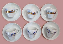 6x tasses publicitaires /6x Werbetassen Cornercard
