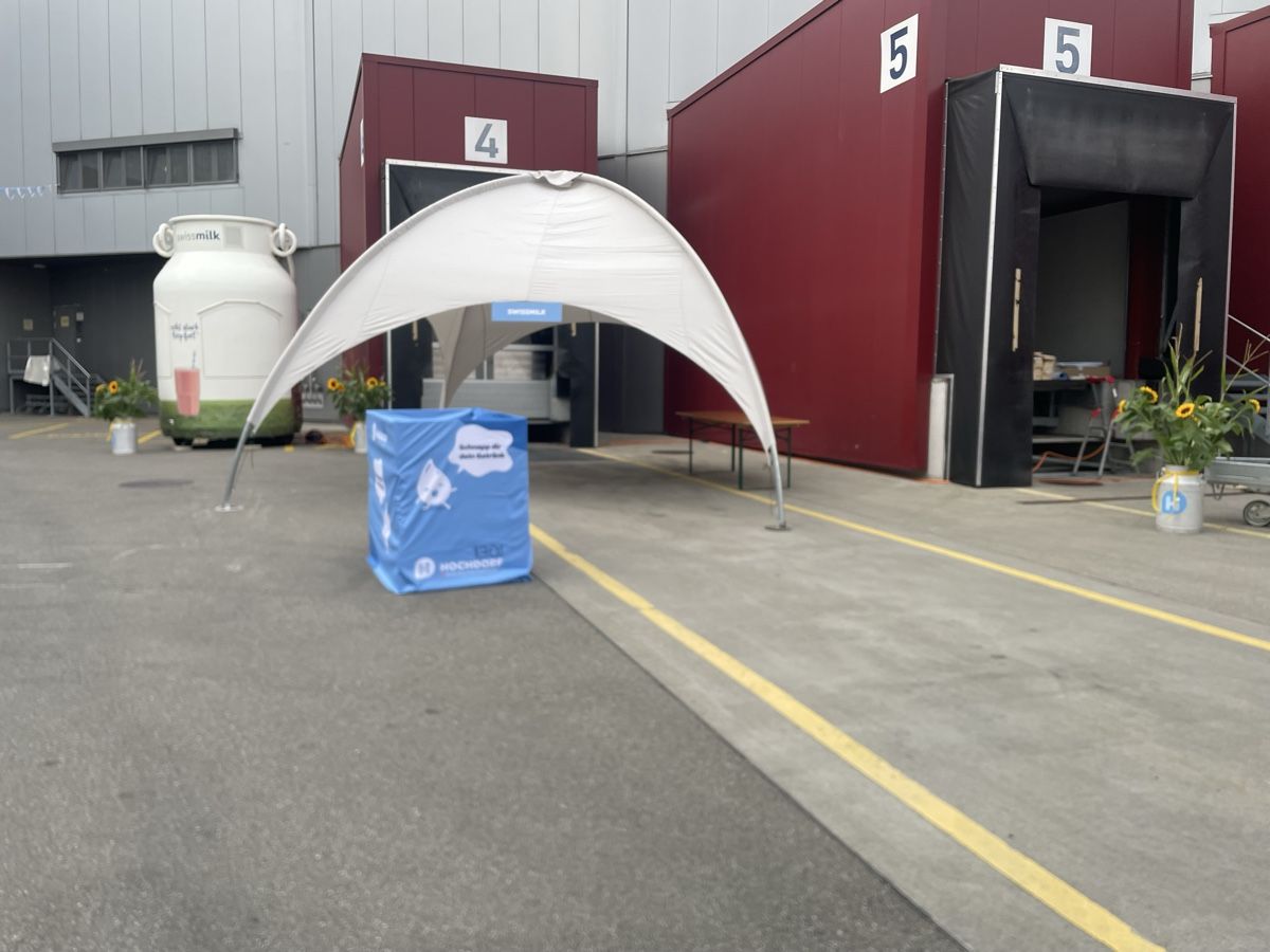 Kuppelzelt/Pavillon 5x5 m (Gebraucht) in Andhausen fr CHF 33  nur  Abholung auf Ricardo kaufen