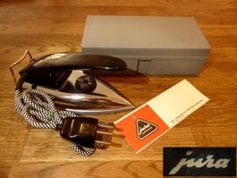 Jura Reise Bügeleisen Vintage klein Stecker angepasst