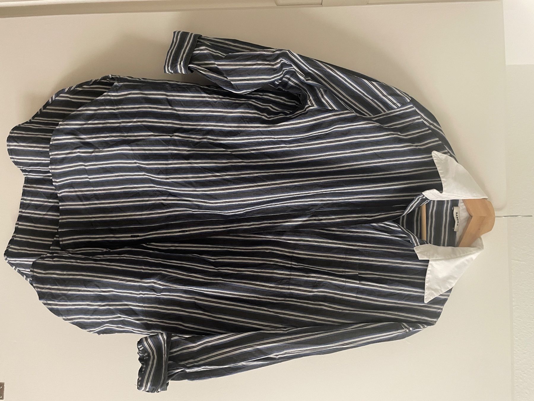 Sandro Blusen: Sandro Bluse Oversize Baumwolle – Gebraucht aus Zürich von ber_r6vw