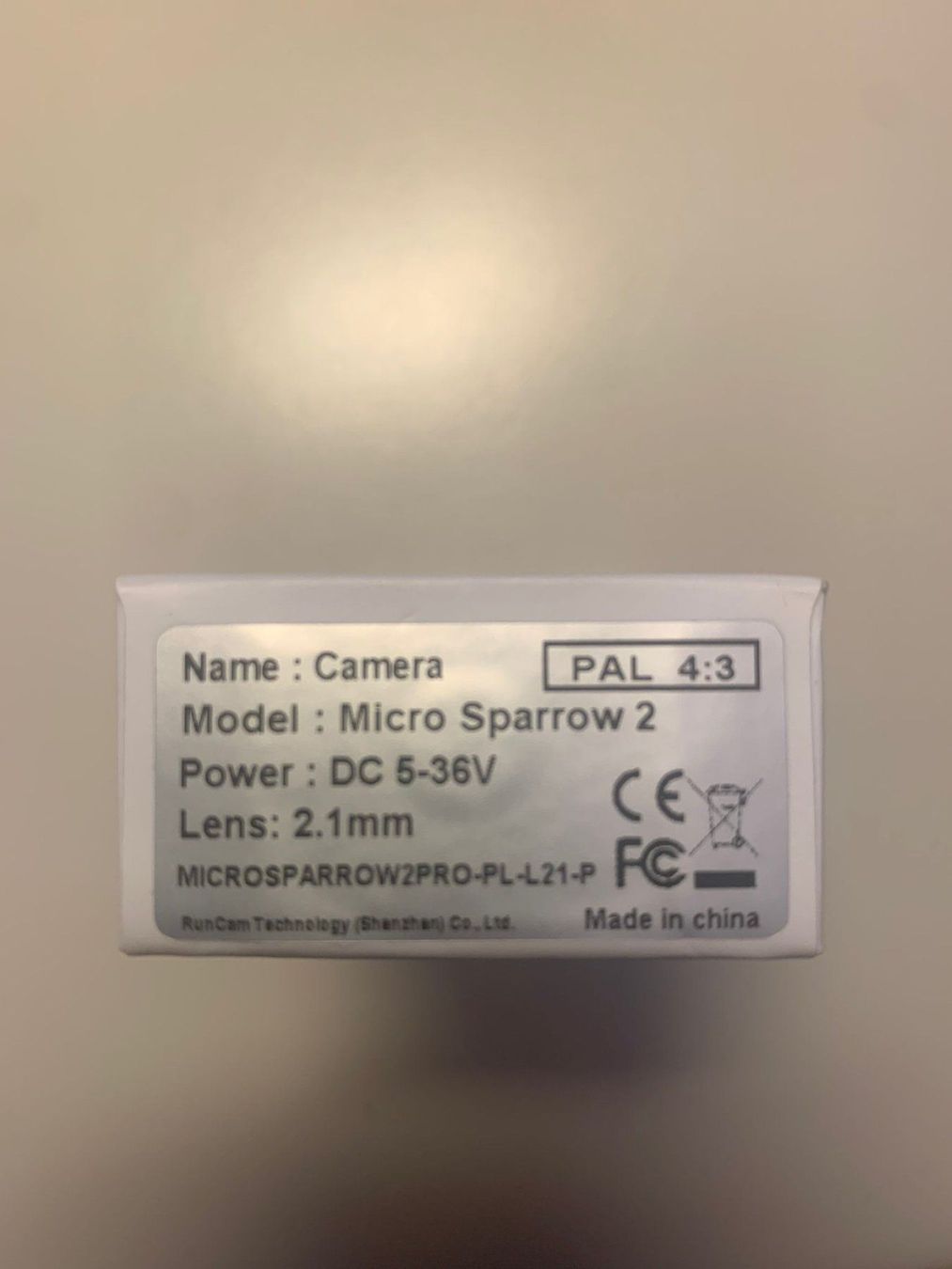 Modellismo RC: RunCam Kamera Micro Sparrow 2 – Nuovo e nell'imballaggio originale da Dornach venduto da Hofleur 1
