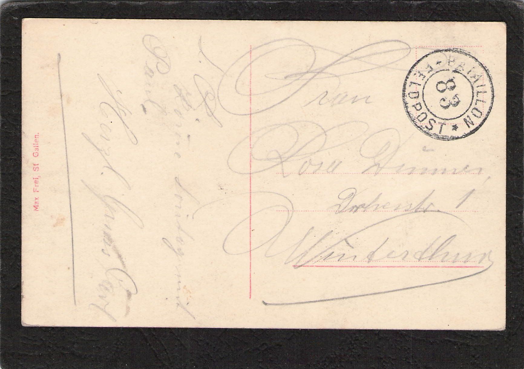 Cartoline postali: Schlatt bei Appenzell , gel. Feldpost – Usato da Reichenburg venduto da Pipo-67 1
