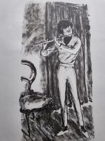 WALTER SAUTTER  LITHOGRAPHIE SIGNIERT NUMMERIERT