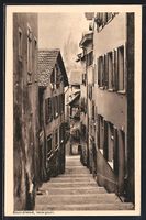 AK Basel, Imbergässli in der Altstadt