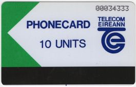 seltene TEST Telefonkarte der TELECOM EIREANN von Irland