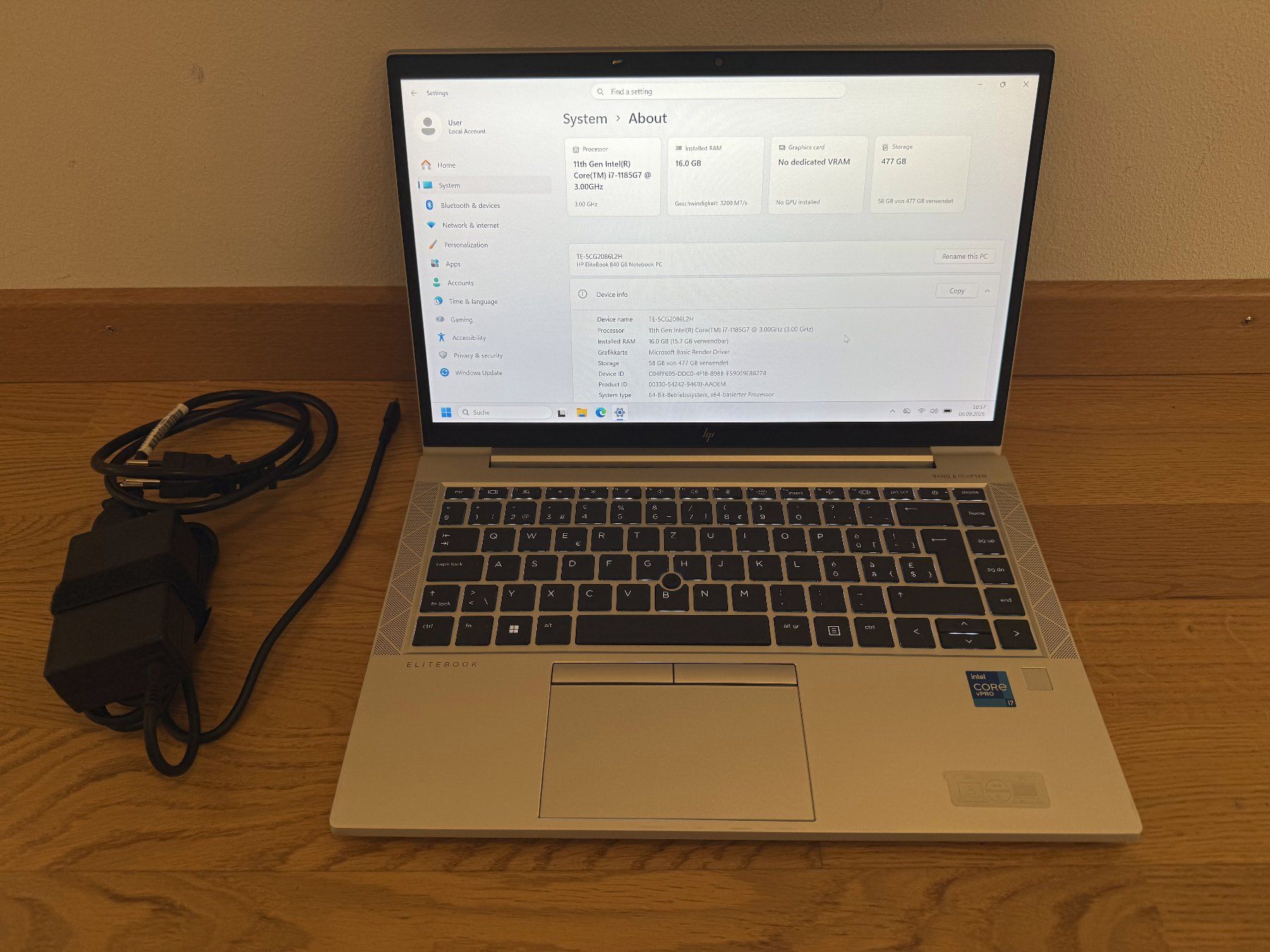Hewlett Packard Notebook: HP EliteBook 840 G8 Notebook – Usato da Erlenbach ZH venduto da milliway_42