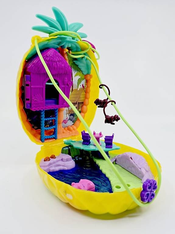 Polly Pocket Giocattoli: Polly Pocket - Sac Ananas Tropicool – Usato da Grandson venduto da Nouvelle-ere