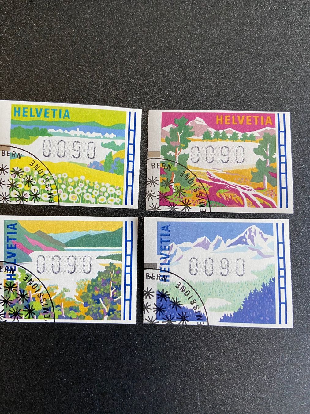 Tutti i francobolli: Lot Schweizer ET Briefmarken Sätze – Usato da Böckten venduto da Hansi36 8