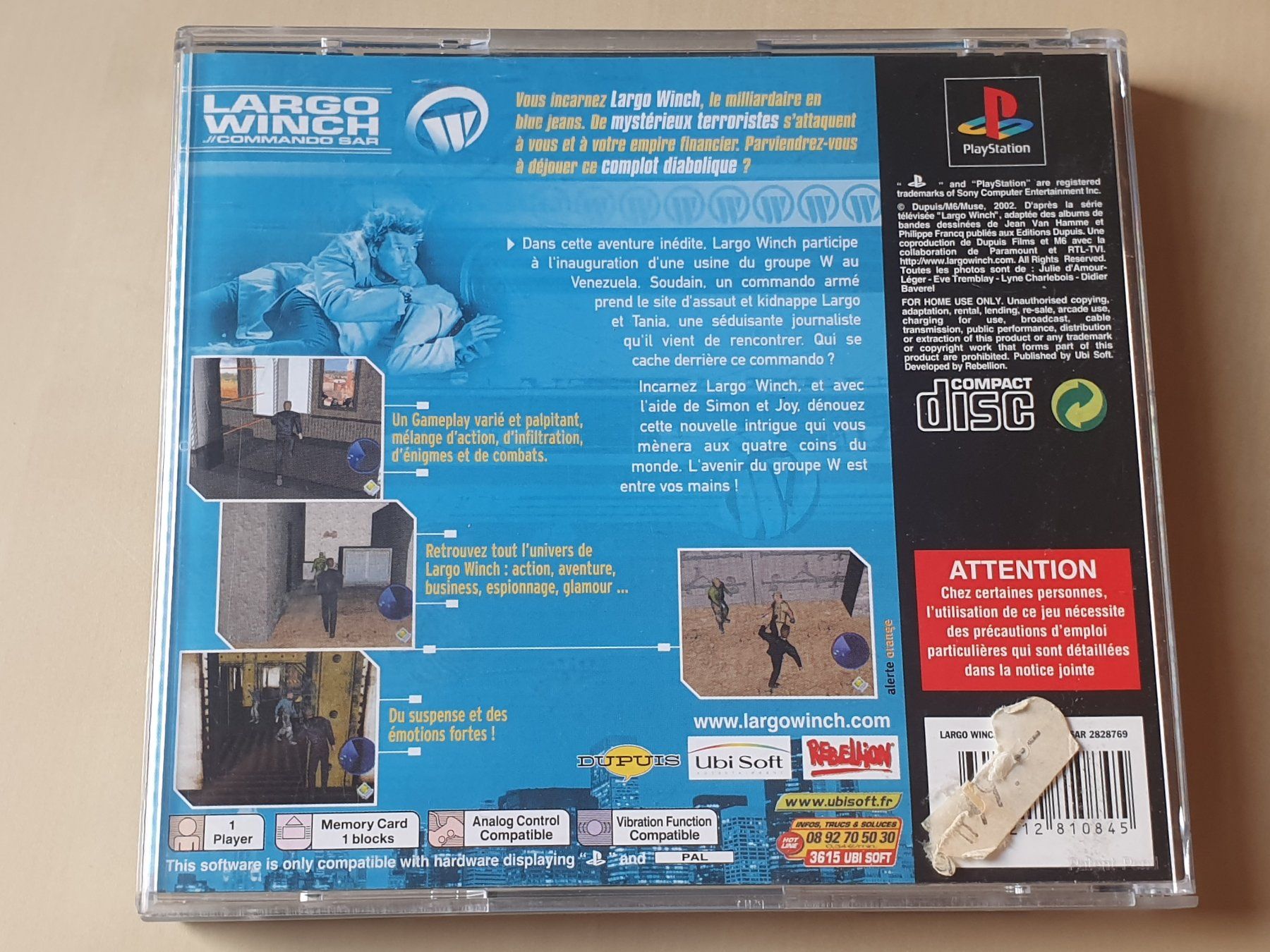 Sony Giochi: Largo Winch FRA – Usato da Stansstad venduto da collectorsshop 1