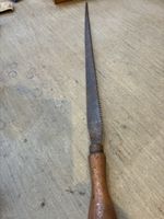Alte Stecksäge / Stichsäge mit Holzgriff, Vintage Tool 49