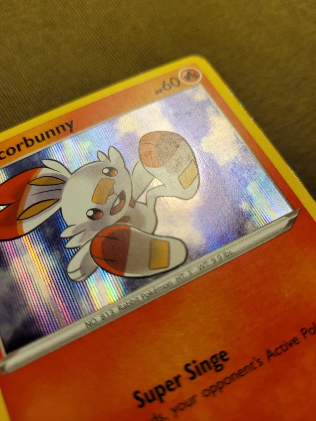 Pokémon Carte collezionabili: Scorbunny 002 SWSH Promo Holo – Usato da Grindelwald venduto da lego9 7