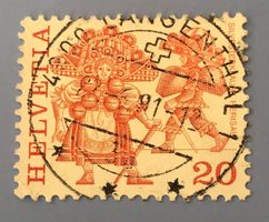 Nr.596 mit Vollstempel