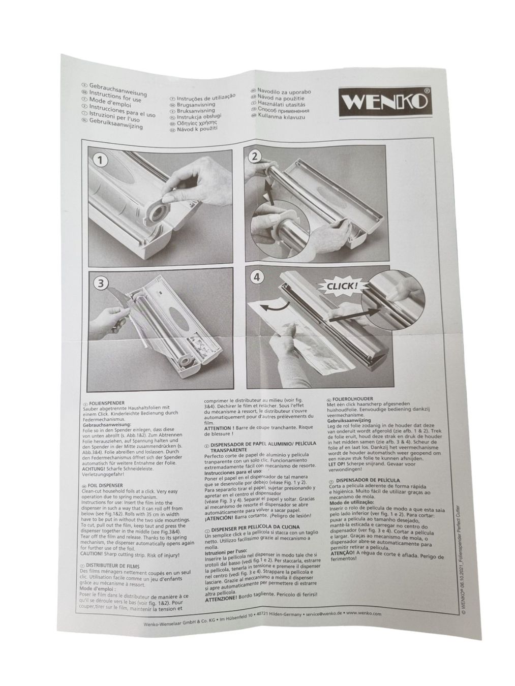 Wenko Elettrodomestici da cucina: WENKO Küchenfolien-Schneider – Nuovo (secondo la descrizione) da Wangen b. Olten venduto da Restwert_Wangen 5