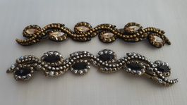 Haarspange mit Swarovski Steinen 17cm.