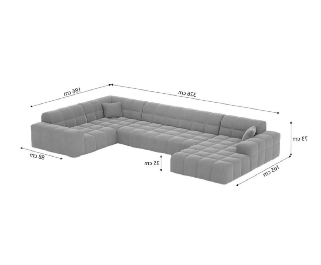 Sofas: wunderschöner Designer Sofa in Beige Samt – Neu (gemäss Beschreibung) aus Luzern von Kanzo82 6