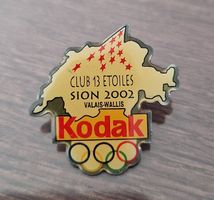 Kodak Anstecknadel Club 13 EtoilesSion 2002 Wallis/Valais