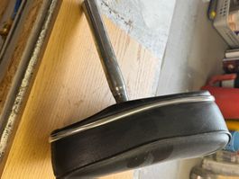 Fahrradsattel schwarz mit Sattelstütze gebraucht