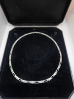 Massive Silberkette Collier 925 mit Spinel Steinen (geprüft)