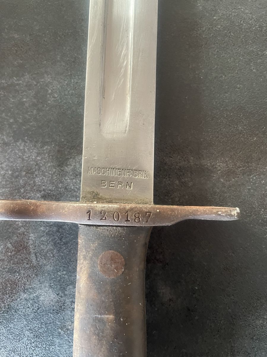 Schweizer Armee Armi bianche: Baïonnette – Usato da Vallamand venduto da Bricbracbroc82 4