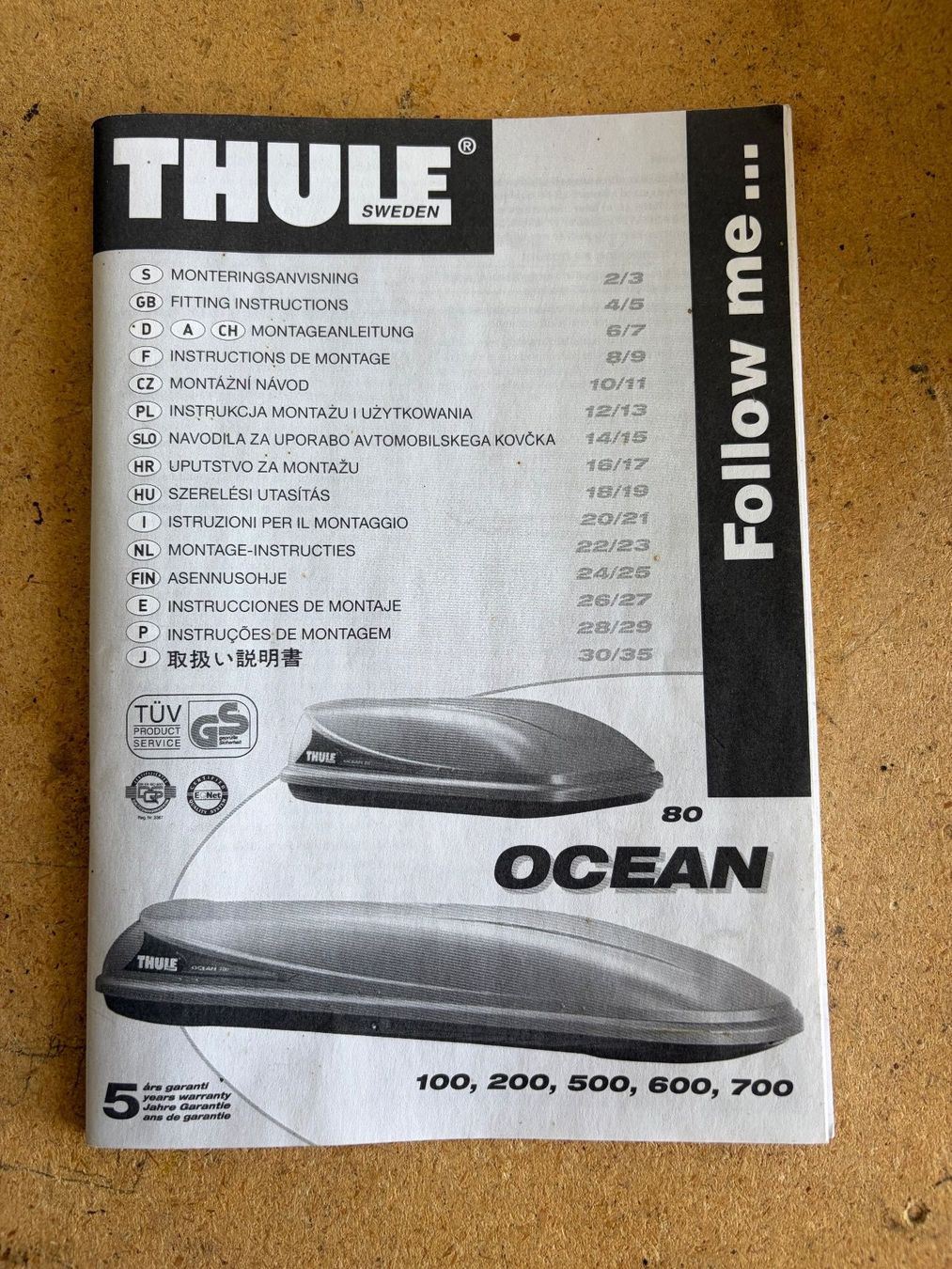 Thule Coffres de toit: Coffre de toit Thule Ocean 80 – D'occasion à Clarmont par nilamape 3
