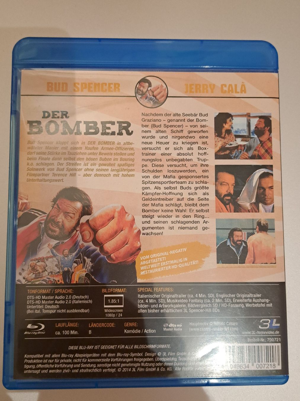 Tous les DVDs: Der Bomber mit Bud Spencer Bluray – Neuf (Voir description) à Au ZH par blurayundvideospiele 1