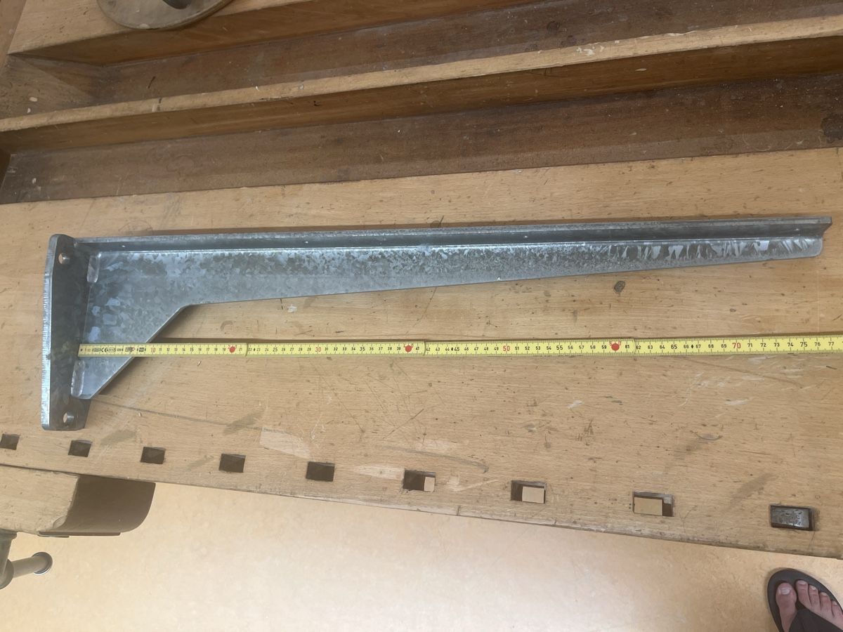 Scaffali: Winkelhalterung Metall verzinkt 80 cm – Usato da Altstätten SG venduto da bni_pf65 1