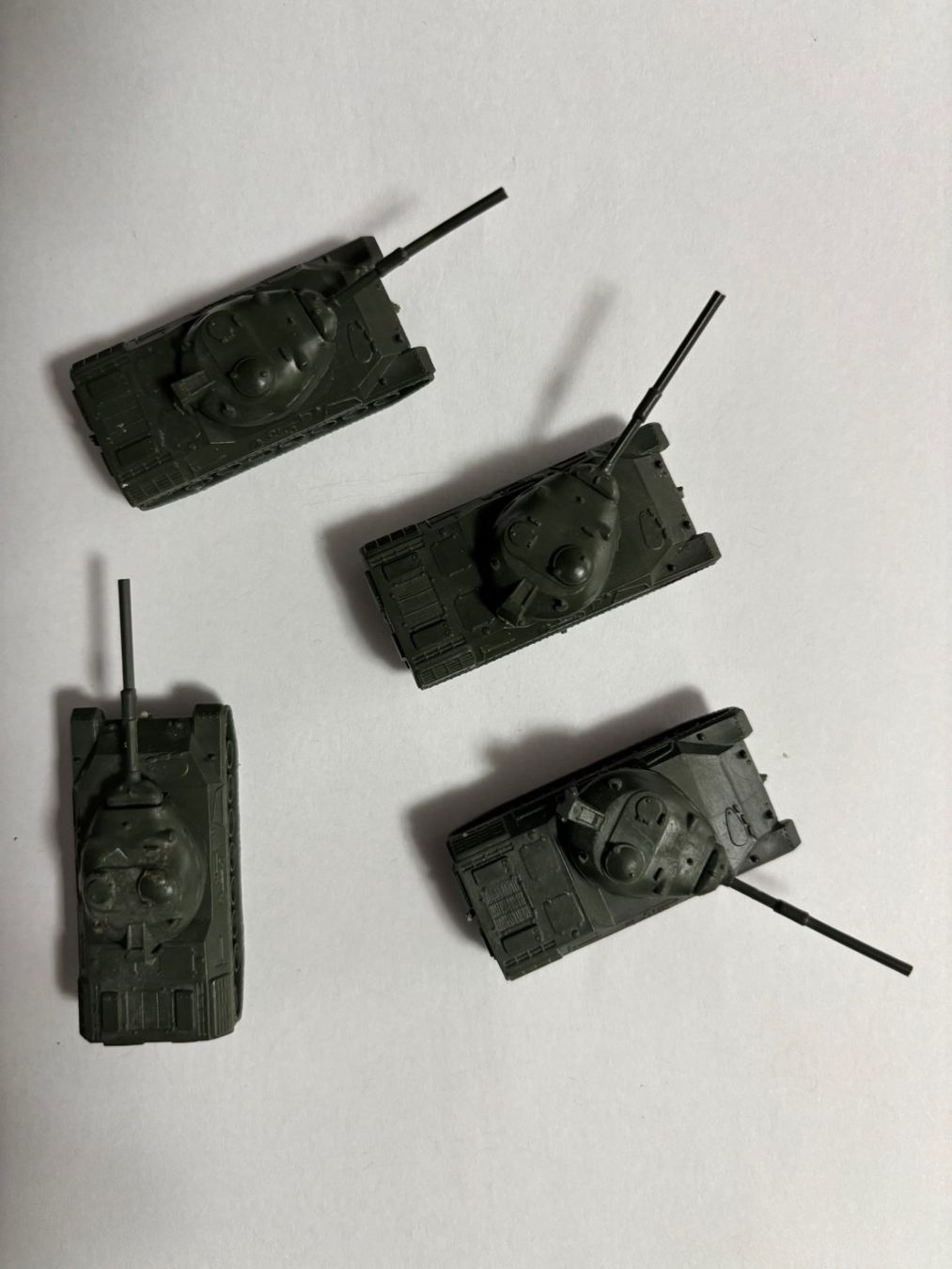 Modellini di ferrovie: 4 x Panzer Leopard 1 Spur N – Usato da Rudolfstetten venduto da saniwiden 4