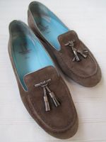 Thierry Rabotin - Tassel Loafers aus Veloursleder Gr. 39.5