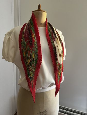 Hermès - Foulard plissé léopard par R. Dallet