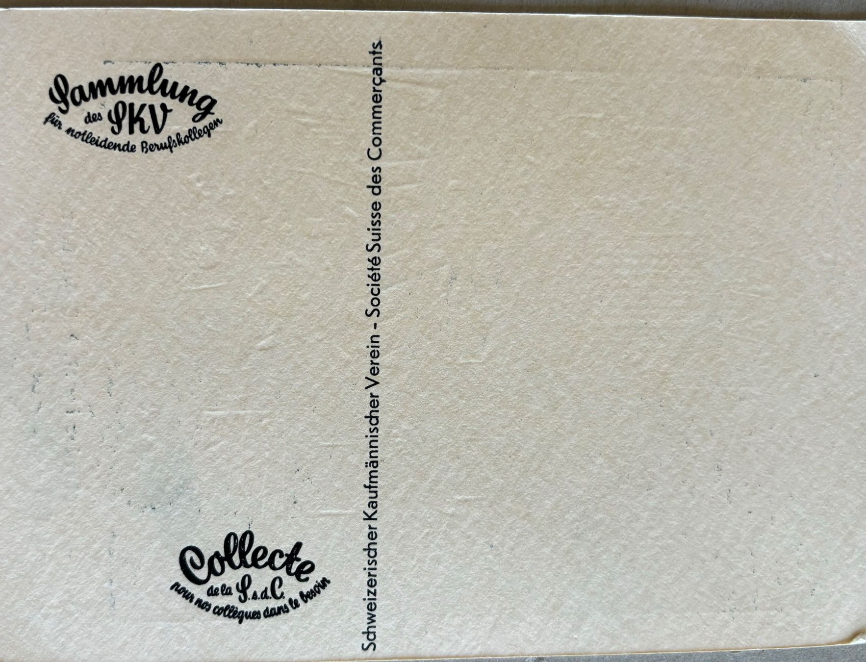 Cartoline postali: Schweizerischer Kaufmännischer Verein, Sammlung, Beruf – Usato da Frauenfeld venduto da Merk52 1