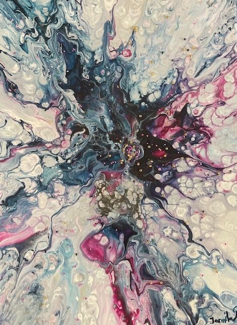 Gemälde: „Frozen Nebula“ – Neu und originalverpackt aus Buttwil von marsmen 1